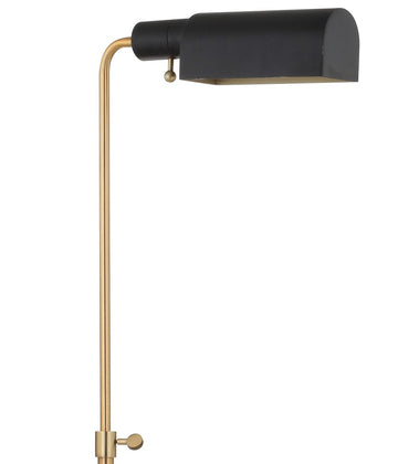Iva 56.5" Adjustable Brass Library LED Floor Lamp - JONATHAN Y